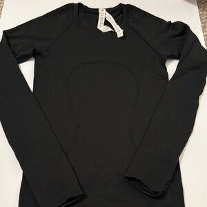Lululemon Black Long Sleeve Swiftly Tech Shirt - Size 2